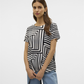 VMEASY JOY S/S TOP WVN GA - 10297345