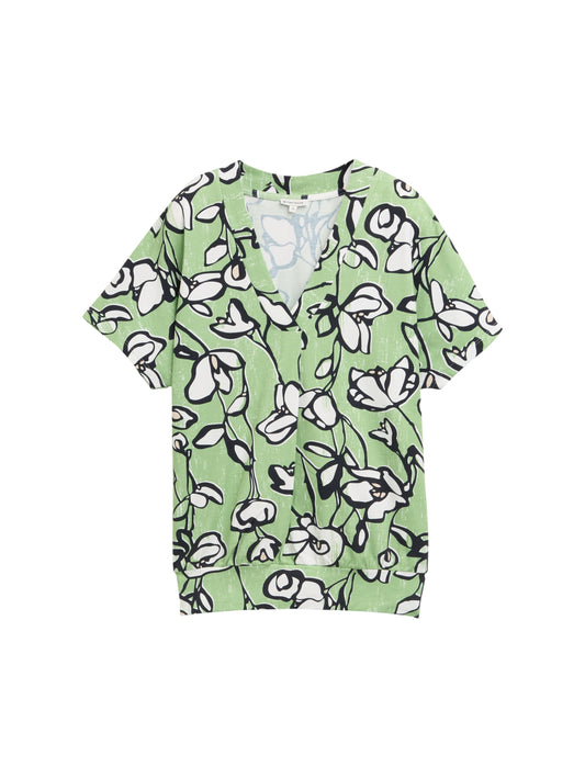 T-shirt v-neck alloverprinted - 1045570