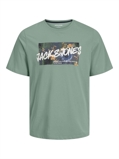JJHAWAII SHAPE TEE SS CREW NECK LN - 12269324