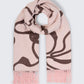 woven scarf with flowers - 1052820