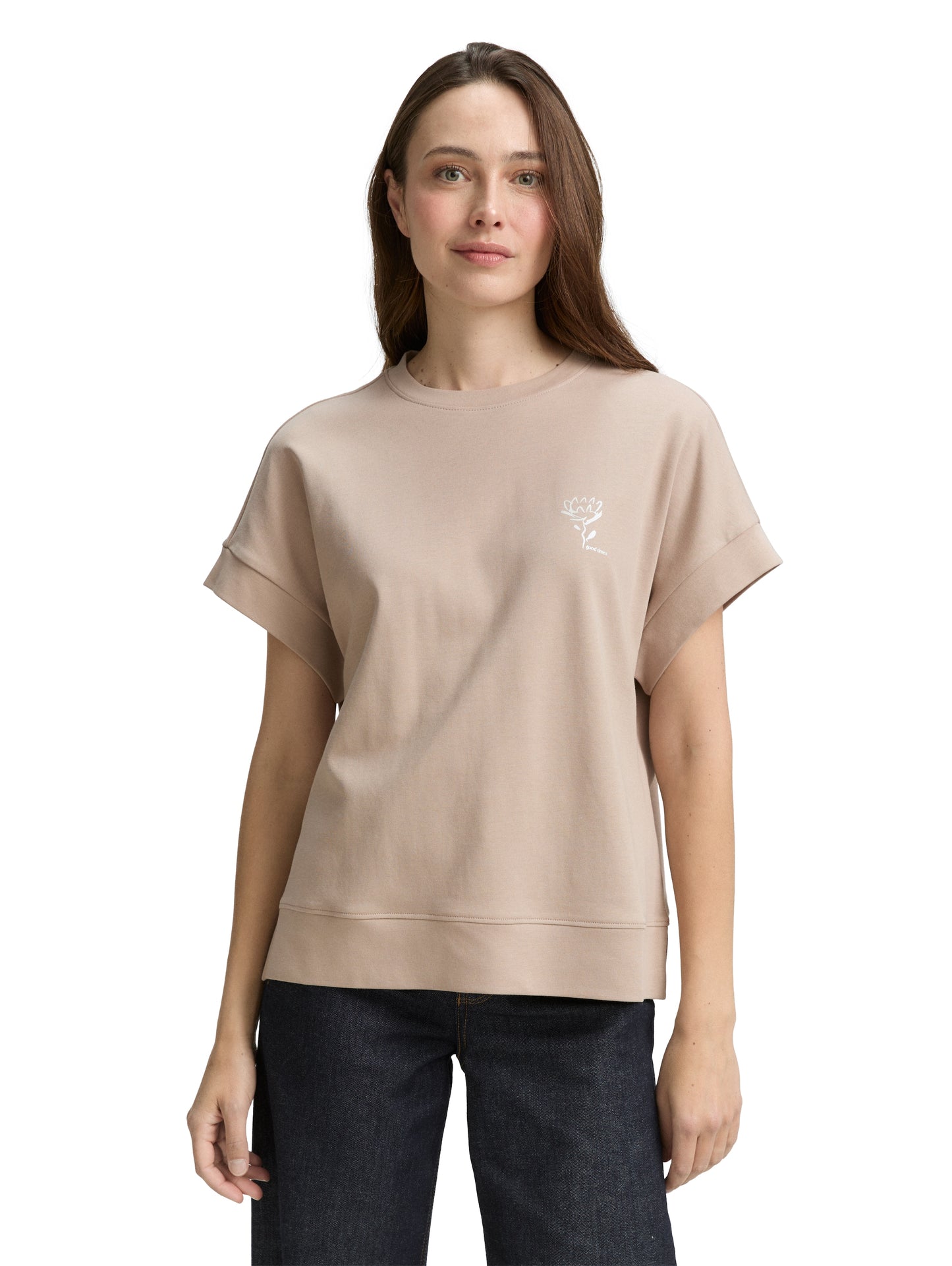 T-shirt crew neck chest artwor - 1048304
