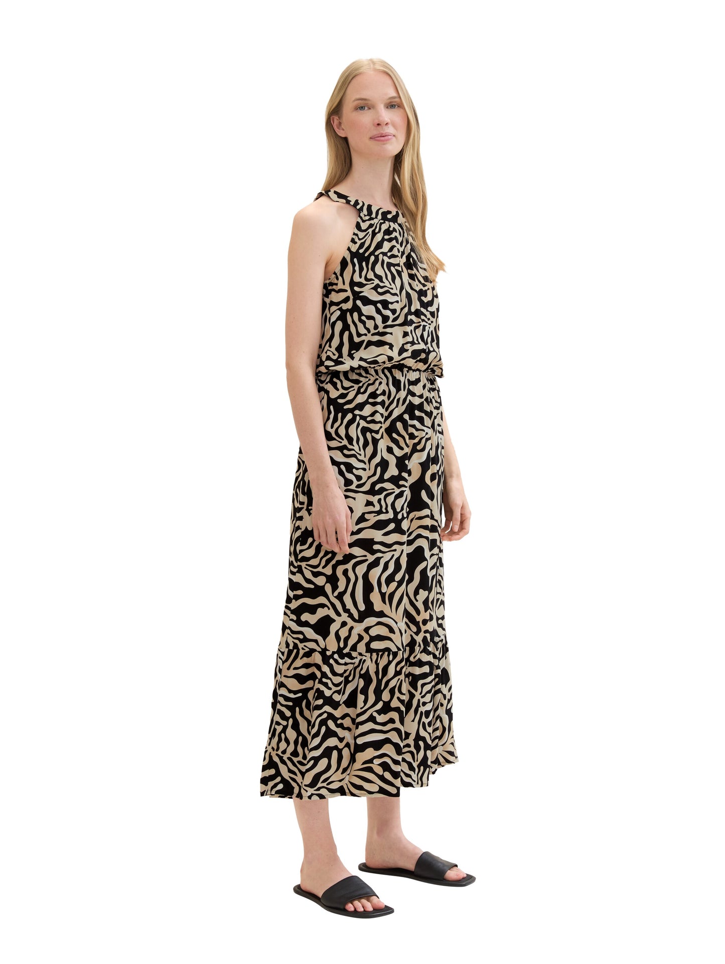 printed maxi dress - 1041525