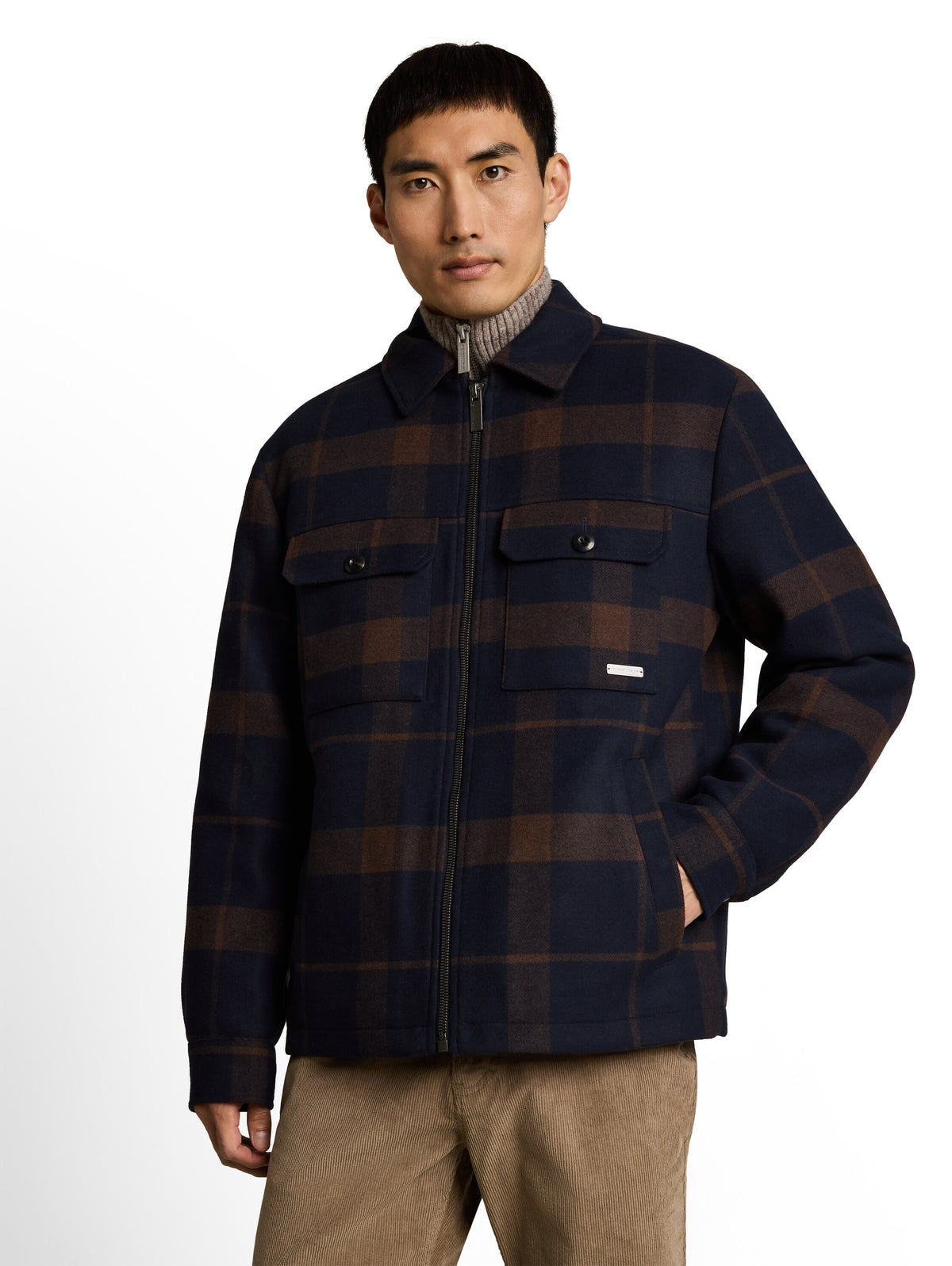 wool overshirt - 1052355