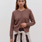 VMSIF LS O-NECK CARDIGAN NOOS - 10354014