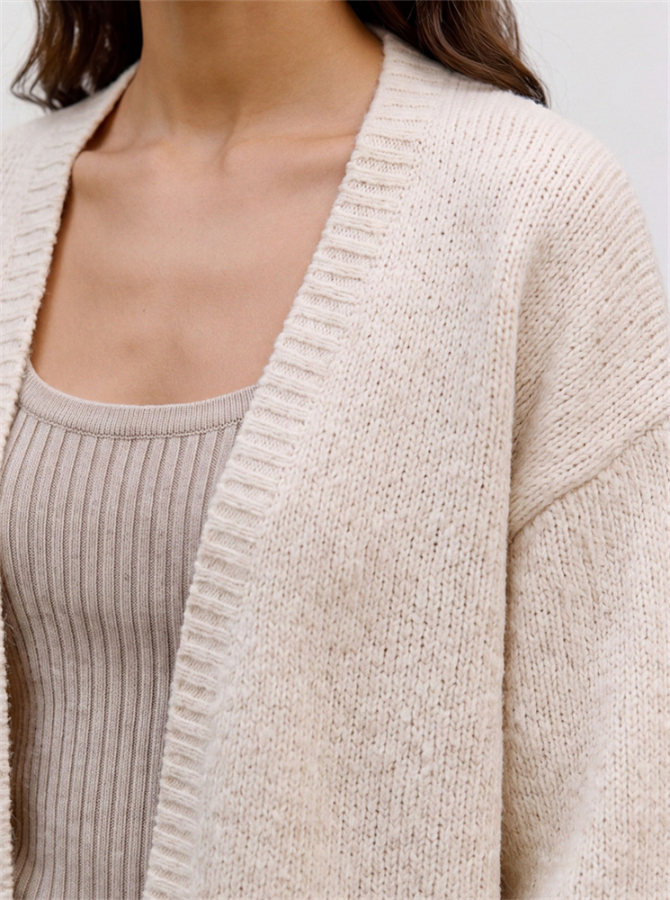 VMMAYBE LS OPEN CARDIGAN NOOS - 10273101
