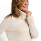 knit cashmere blend turtleneck - 1053394