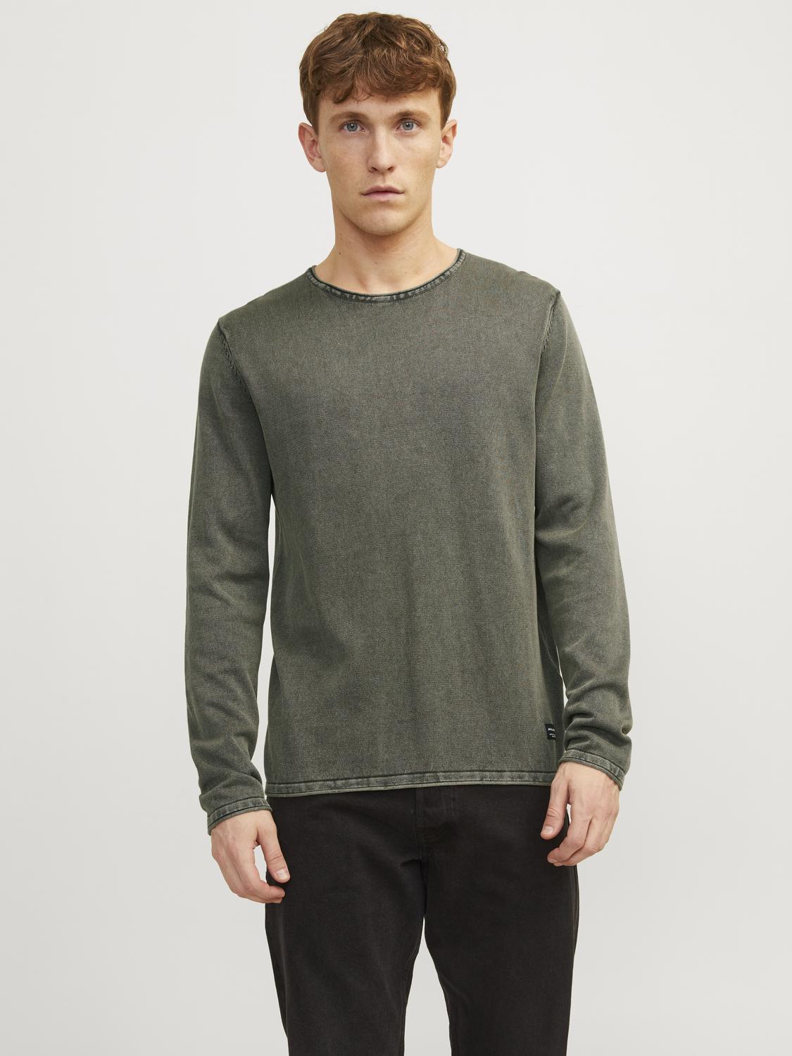 JJELEO KNIT CREW NECK NOOS - 12174001