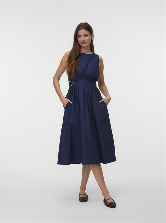 VMRUBY SL MIDI POPLIN DRESS - 10346752