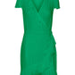 VMMENNY SHORT C/S  WRAP DRESS WVN G - 10281869