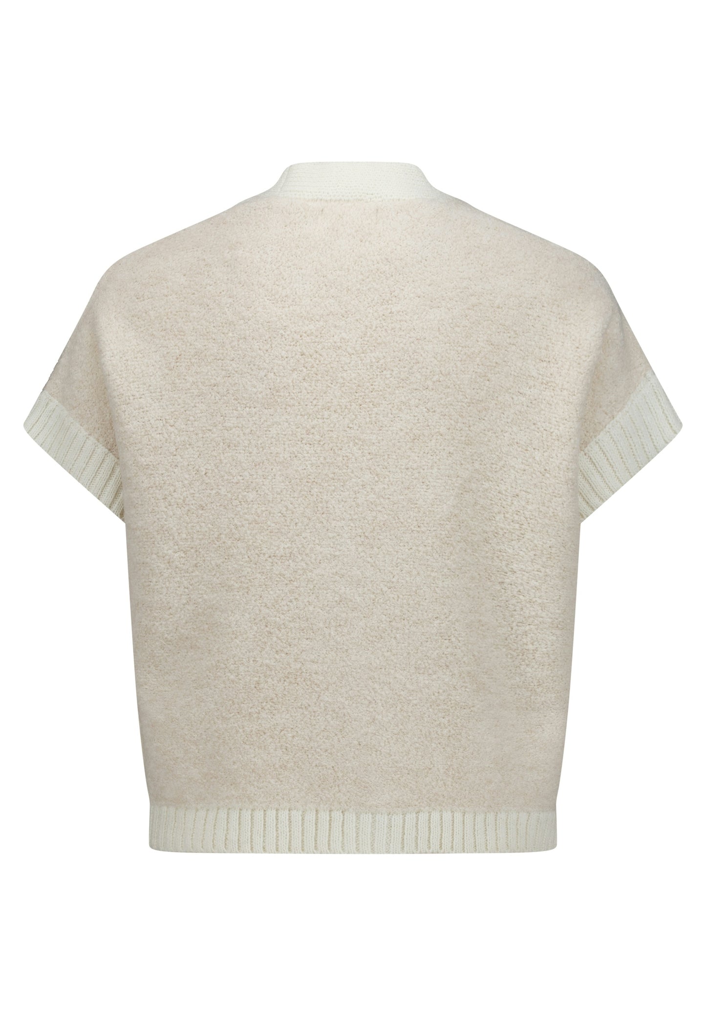 Strickjacke Kurz ohne Arm - 59793319