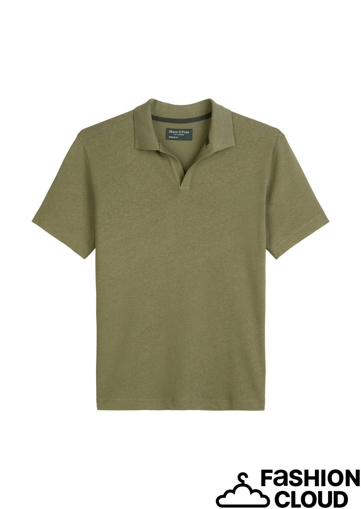 Polo, short sleeve, cotton linen mi - M23209153026