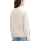 knit plated rib pullover - 1042957