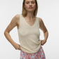 VMNEWLEX POINTELLE V-NECK TOP - 10340559