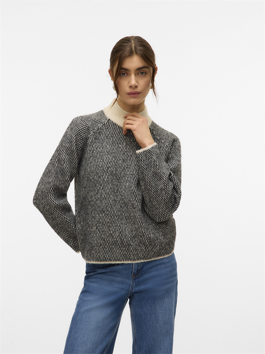 VMFELIZE LS HIGH NECK PULLOVER BOO - 10331573