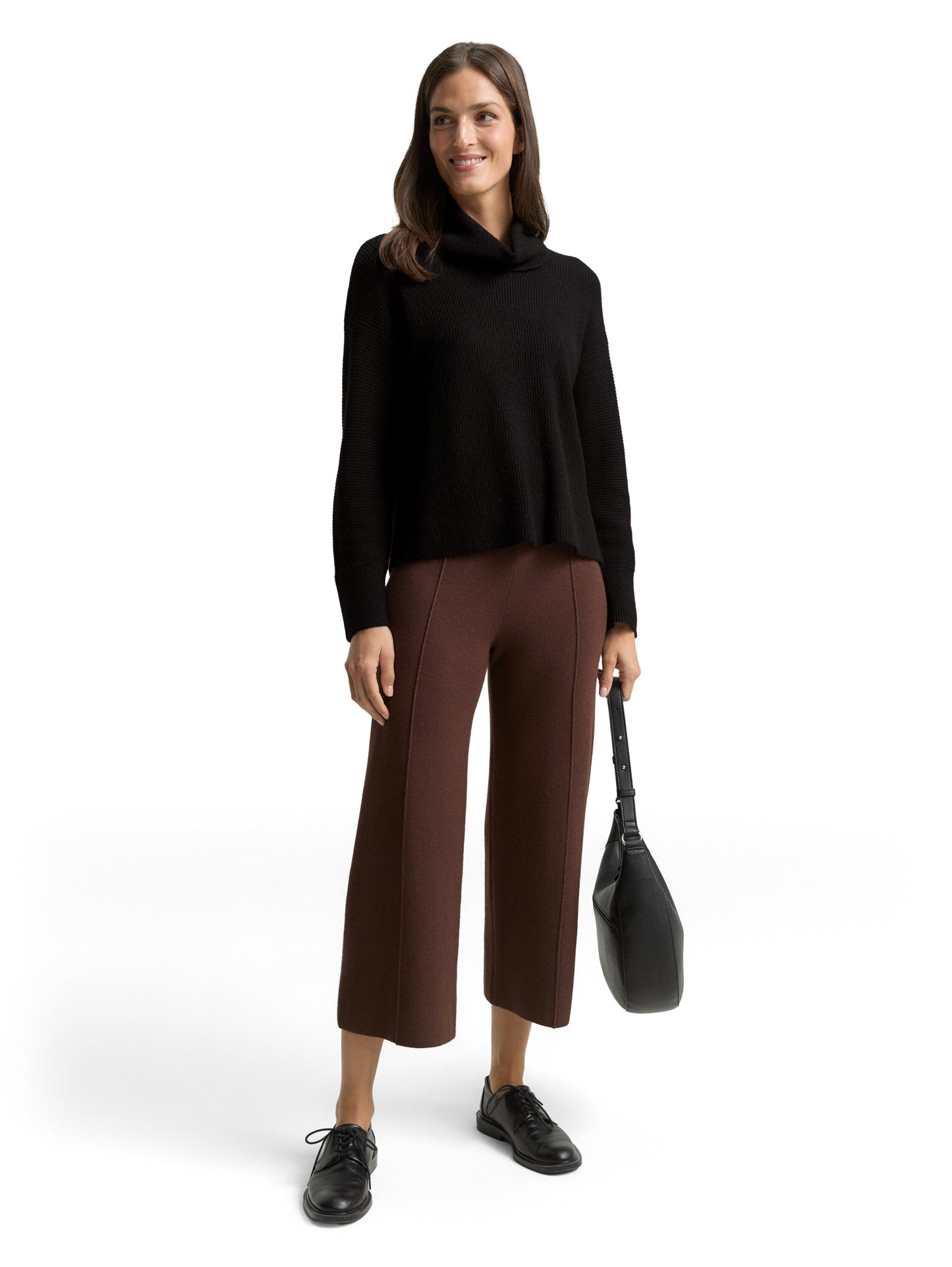 knit rib turtleneck - 1049160