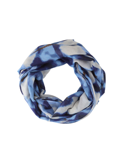 printed loop scarf - 1048580
