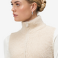 Strickjacke Kurz ohne Arm - 110-10002465