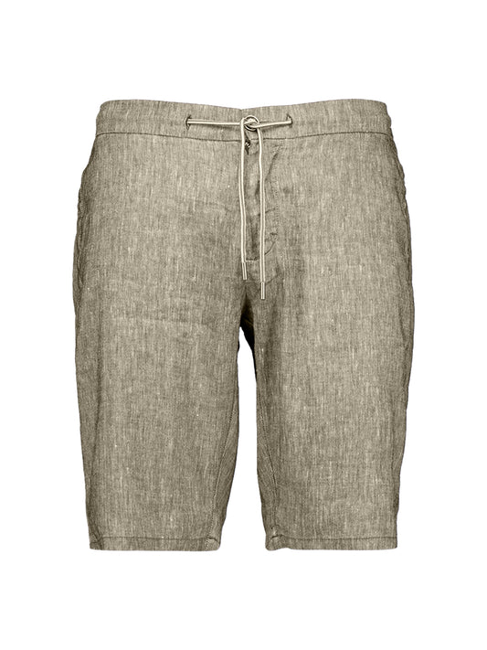 Short Chino With Linen - 318190311