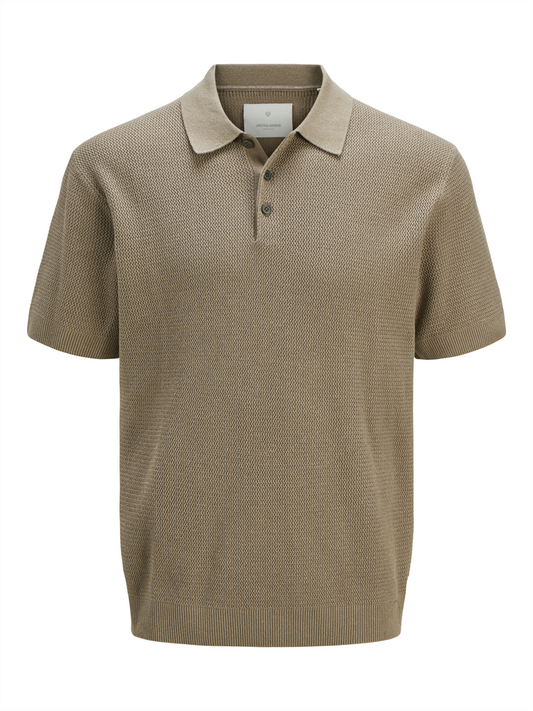 JPRCCCOOPER KNIT POLO SS SN - 12271483