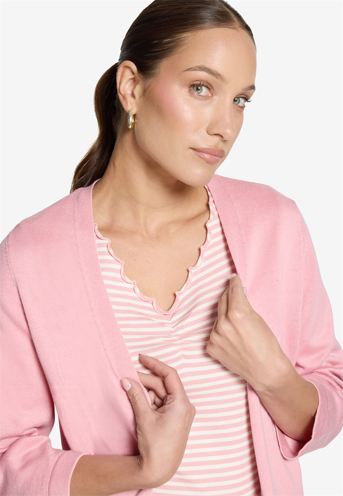 Strickjacke Kurz 3/4 Arm - 110-10003916