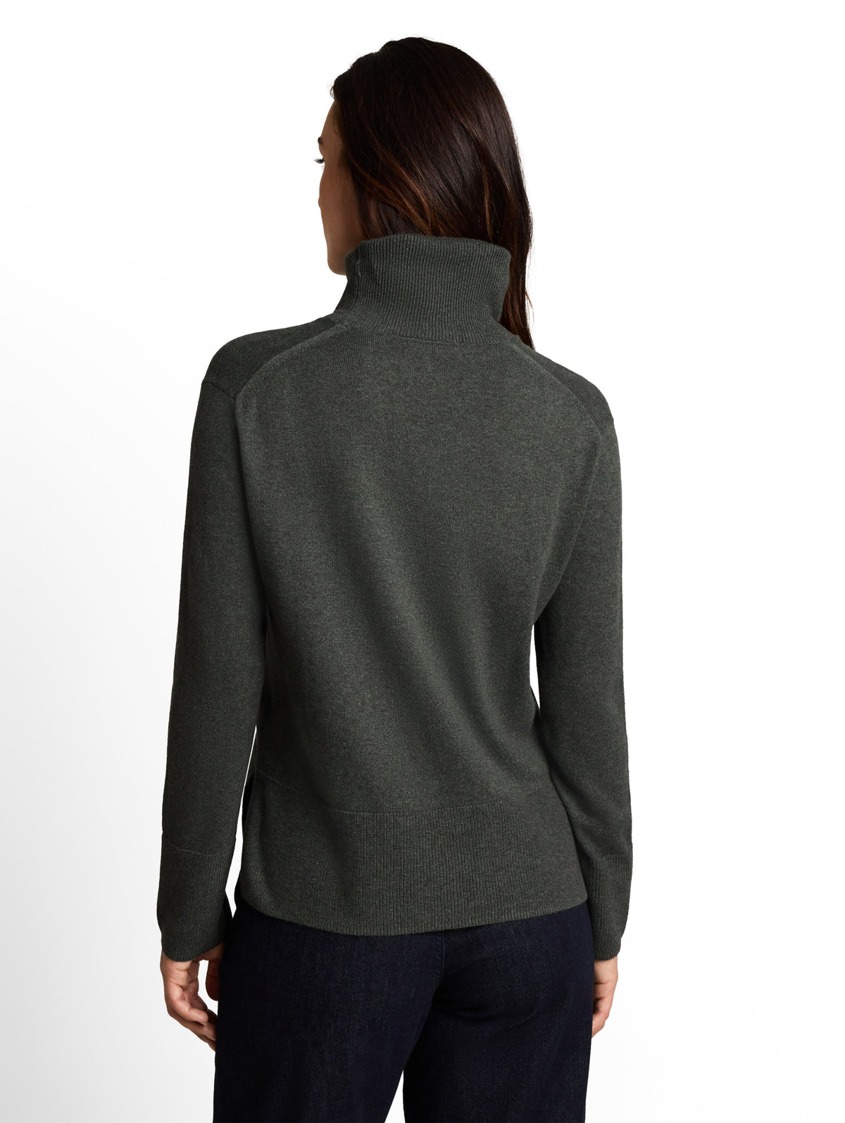 knit cashmere blend turtleneck - 1053394