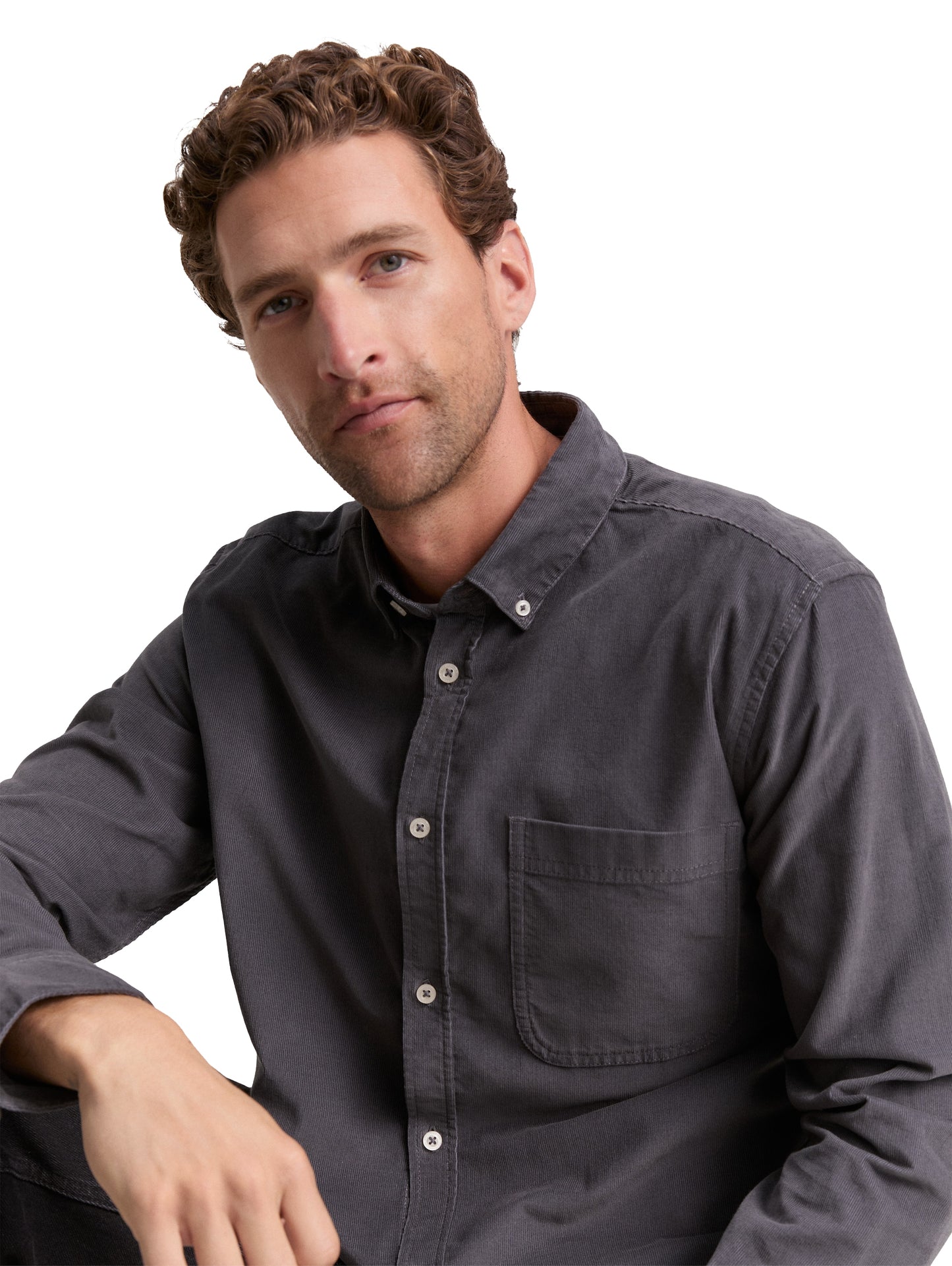 soft corduroy shirt - 1047341