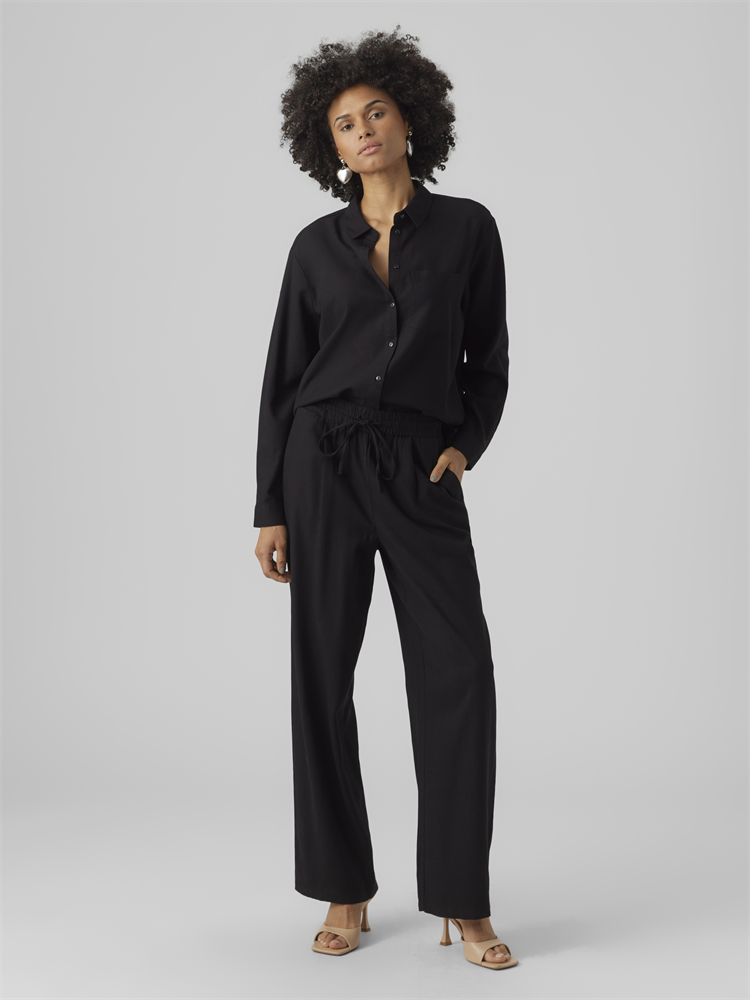 VMJESMILO HW WIDE PANTS WVN NOOS - 10287363