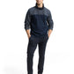fine striped snood sweatshirt - 1048636