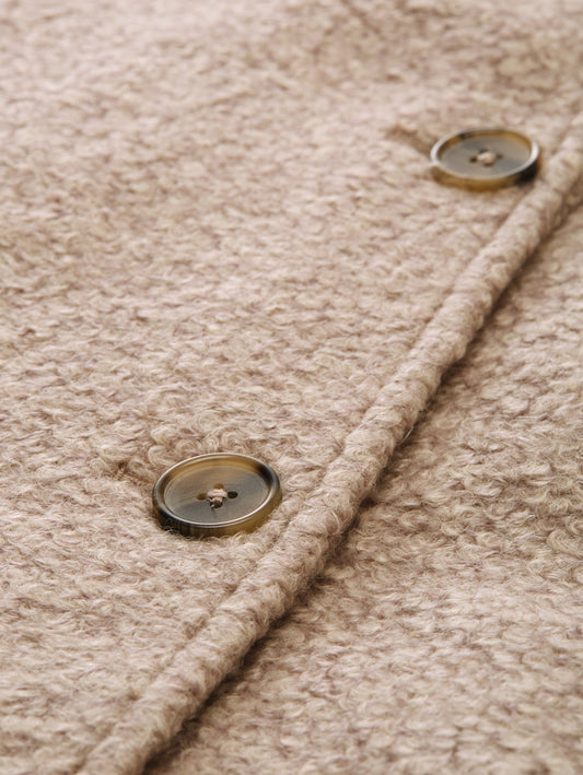 bouclÃ© cape jacket - 1046602
