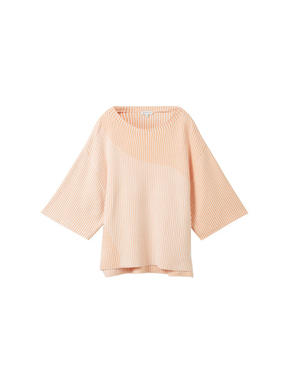 knit pullover colorblock - 1040336