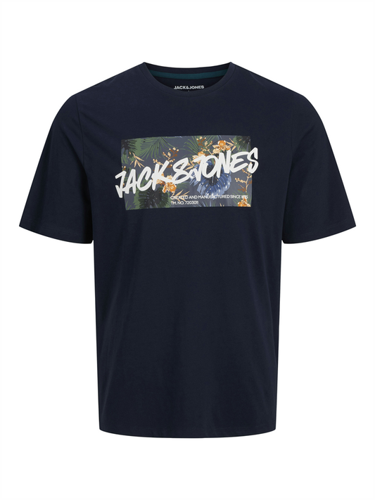 JJHAWAII SHAPE TEE SS CREW NECK LN - 12269324