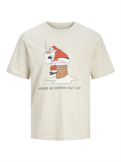 JJXMAS FUNNY TEE SS CREW NECK - 12265357
