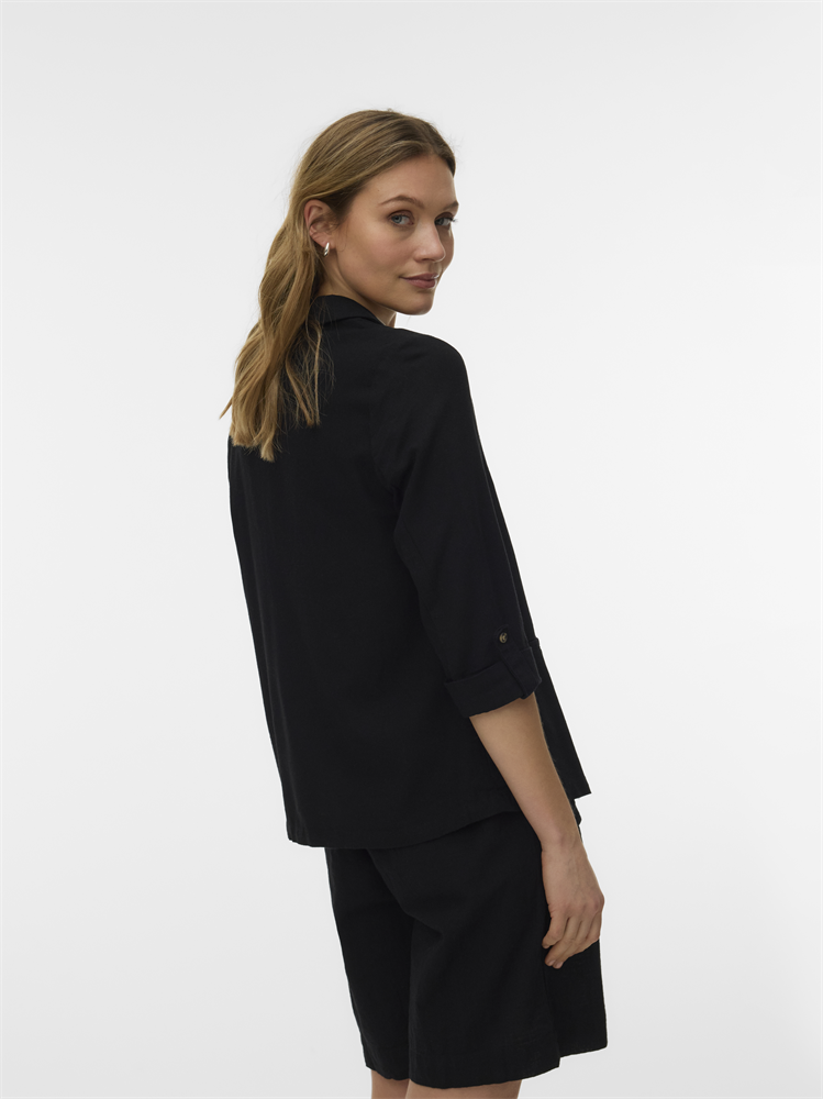 VMJESMILO 3/4 LOOSE BLAZER WVN NOOS - 10279700