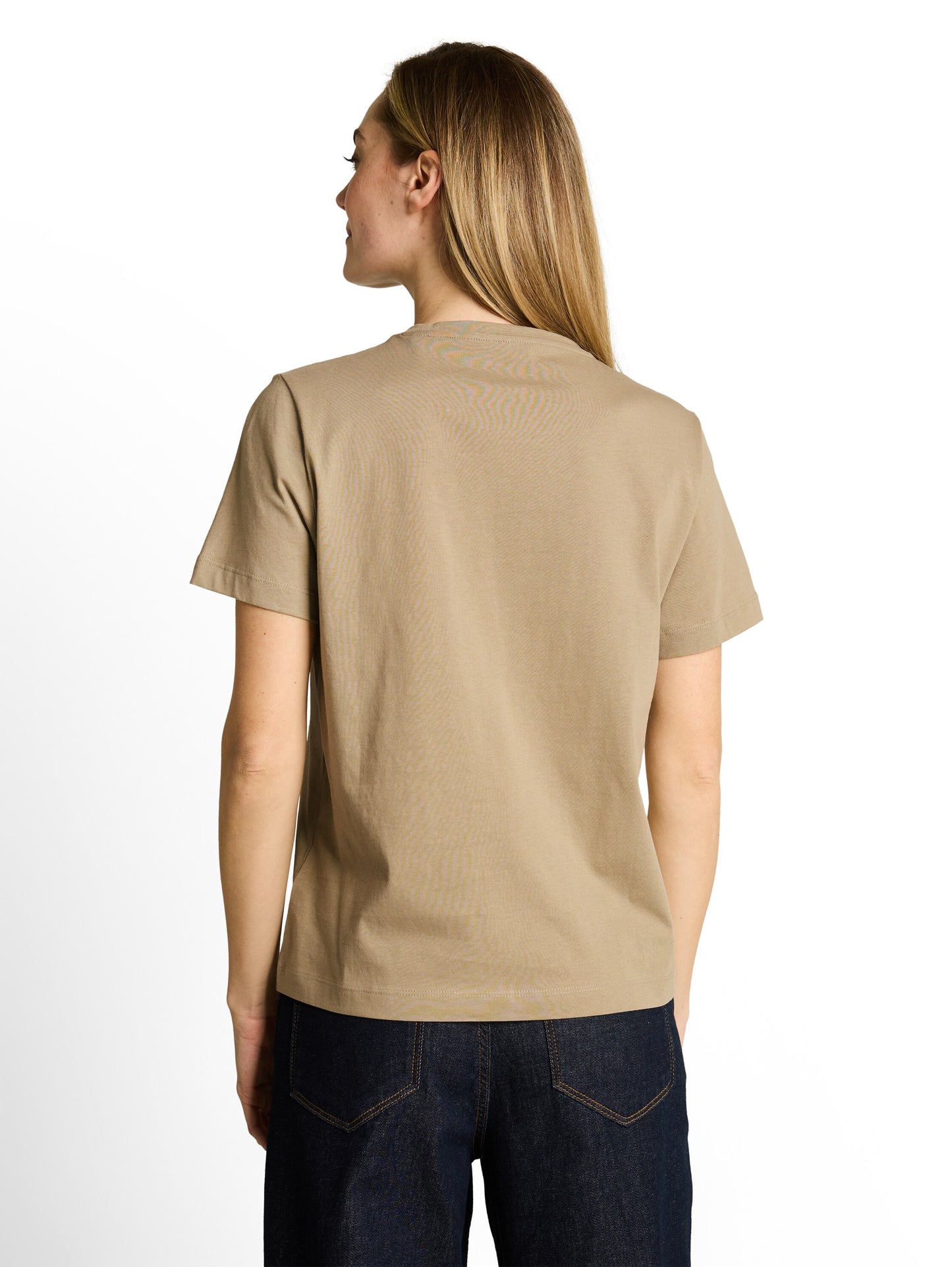 T-shirt basic crew neck print - 1050414