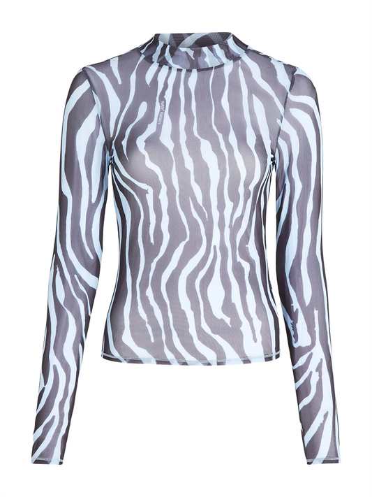 TJW ZEBRA MESH LS TOP - DW0DW16500