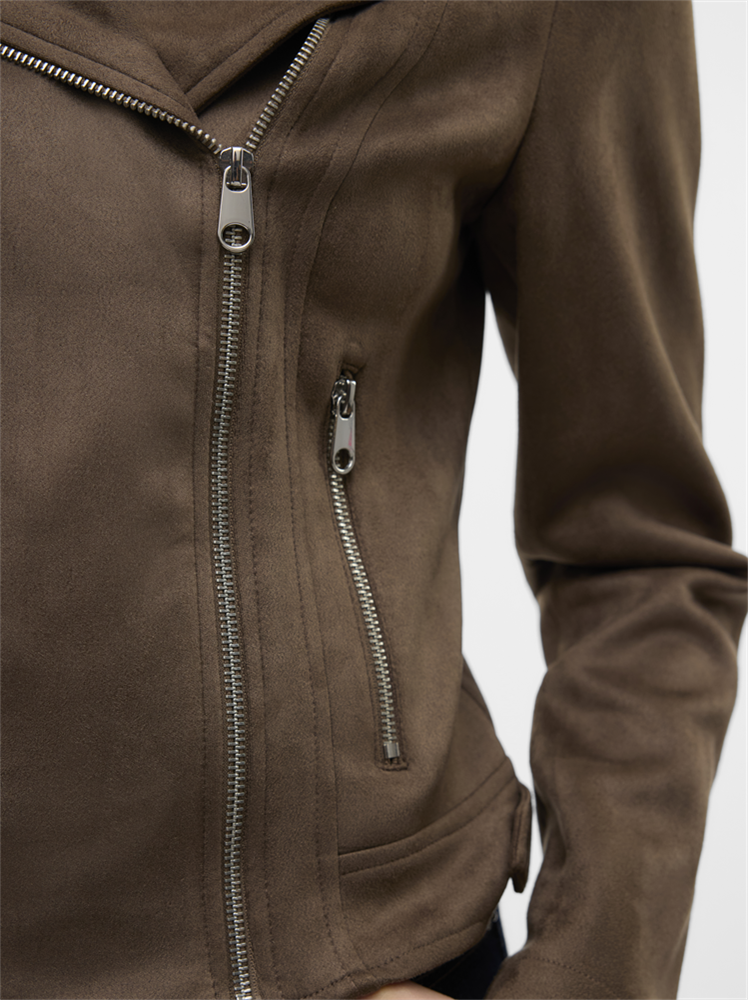 VMJOSE SHORT FAUX SUEDE JACKET GA N - 10300938