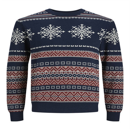 JJXMAS SNOWBALL KNIT CREW NECK - 12248145