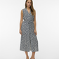 VMJOSIE SL V-NECK 7/8 DRESS WVN GA - 10341594