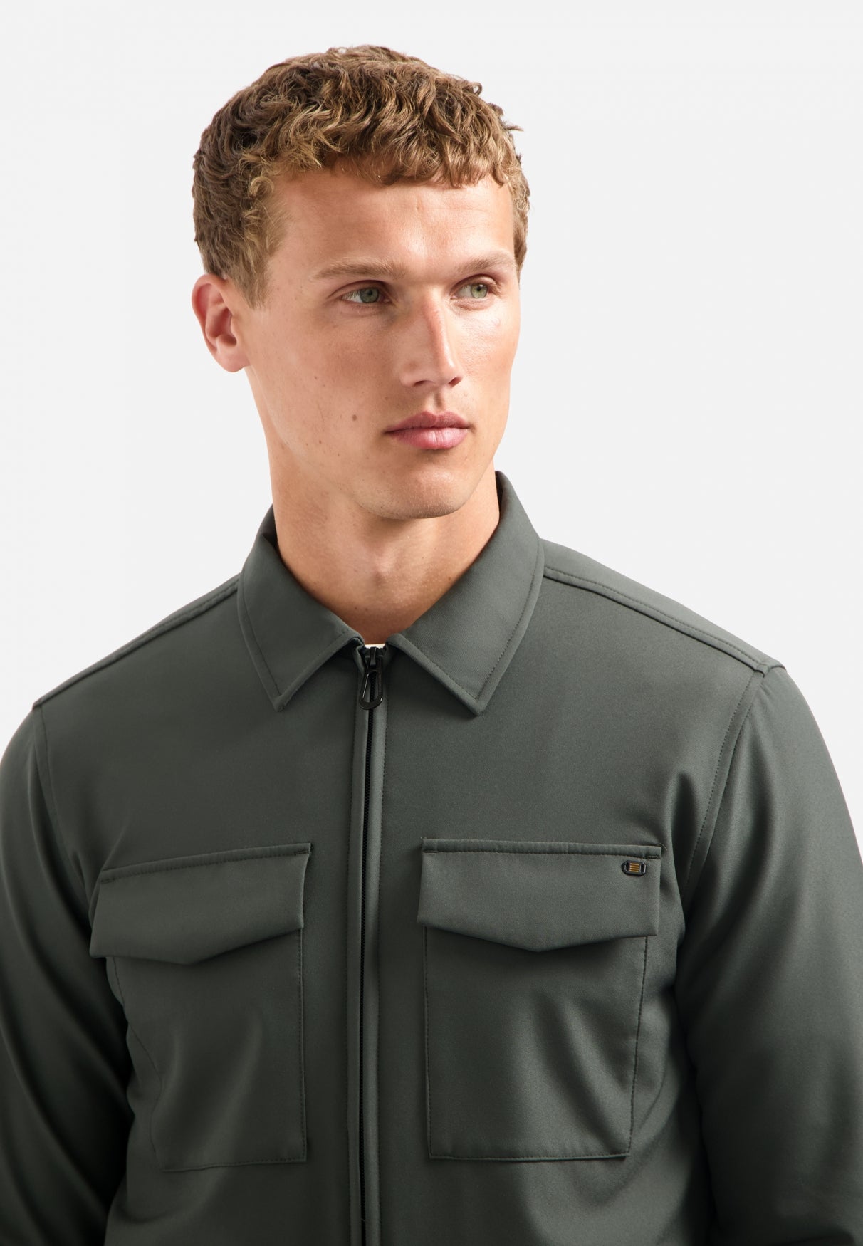Overshirt Full Zipper Stretch Sedoc - 29510804