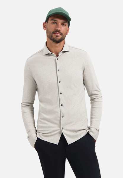 Shirt Jersey Melange Stretch - N4180