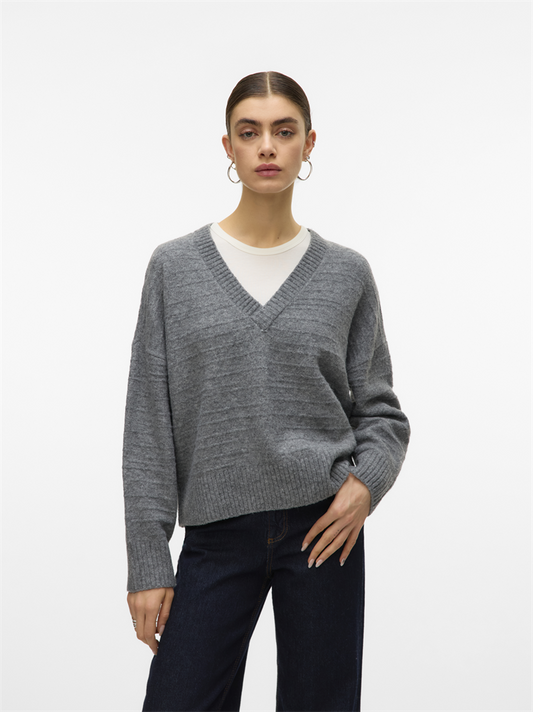 VMBOOM STRUCTURE LS V-NECK PULLOVER - 10331426
