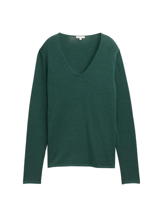 sweater basic v-neck - 1012976