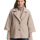 bouclÃ© cape jacket - 1046602