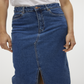 VMVERI HR CALF DENIM SKIRT GA NOOS - 10295731