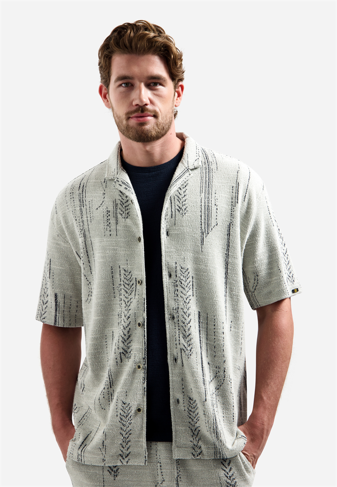 Shirt Short Sleeve Jacquard Fancy - 31490307