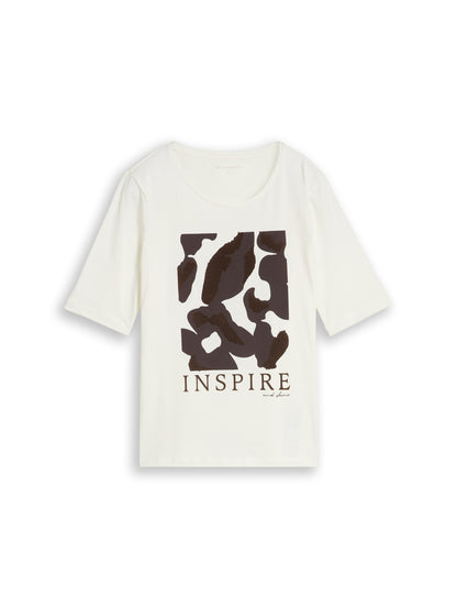 T-shirt feminine basic with pr - 1052863