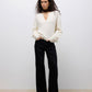AWTACEY LS V-NECK KNIT - 10334361