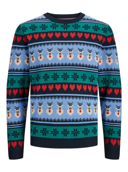 JORFESTIVE XMAS KNIT CREW NECK - 12248141