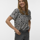 VMMENNY LACE SS TOP WVN GA - 10341542