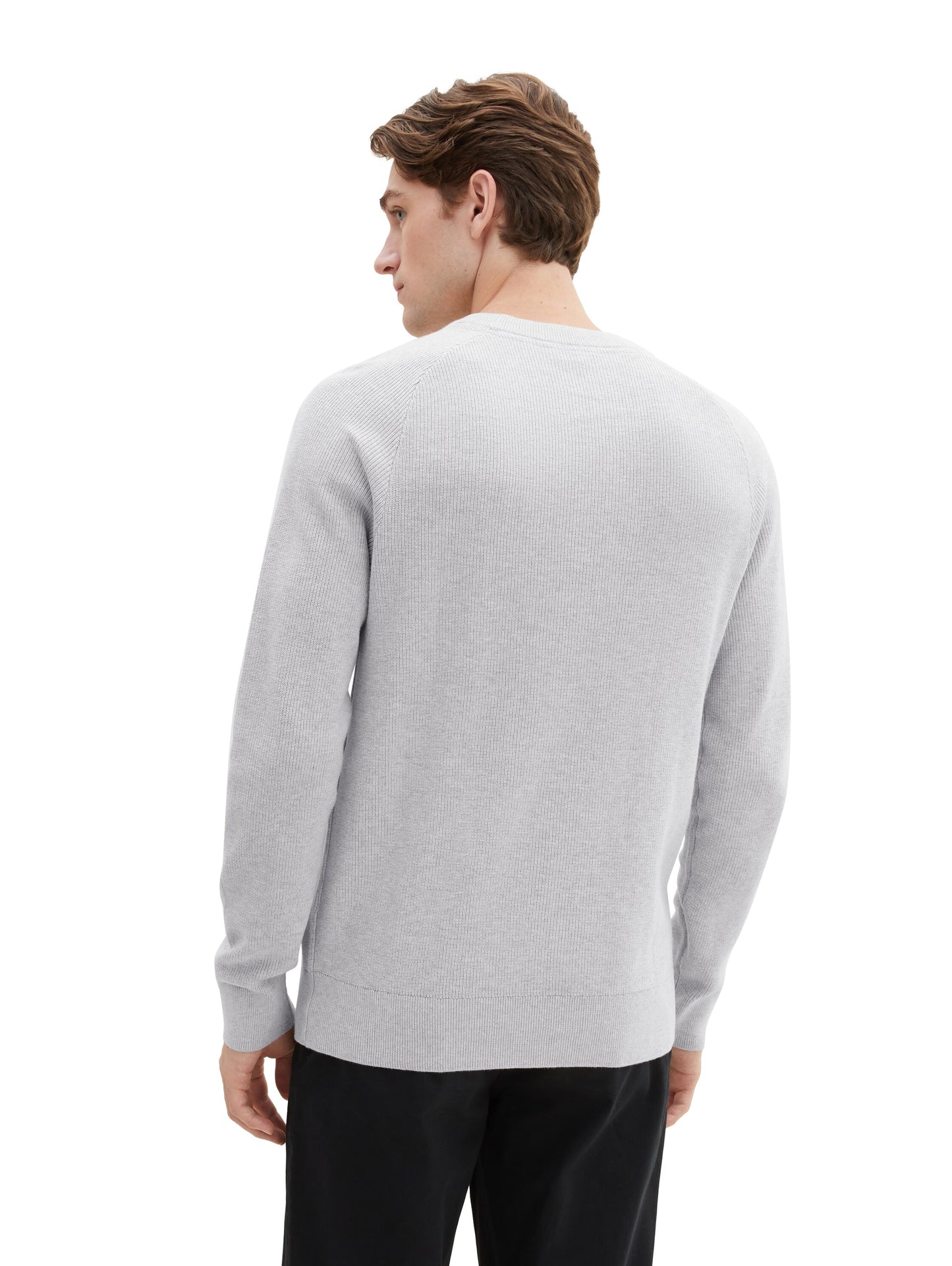 structured crewneck knit - 1038314